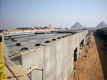 Construction of the Conservation Center